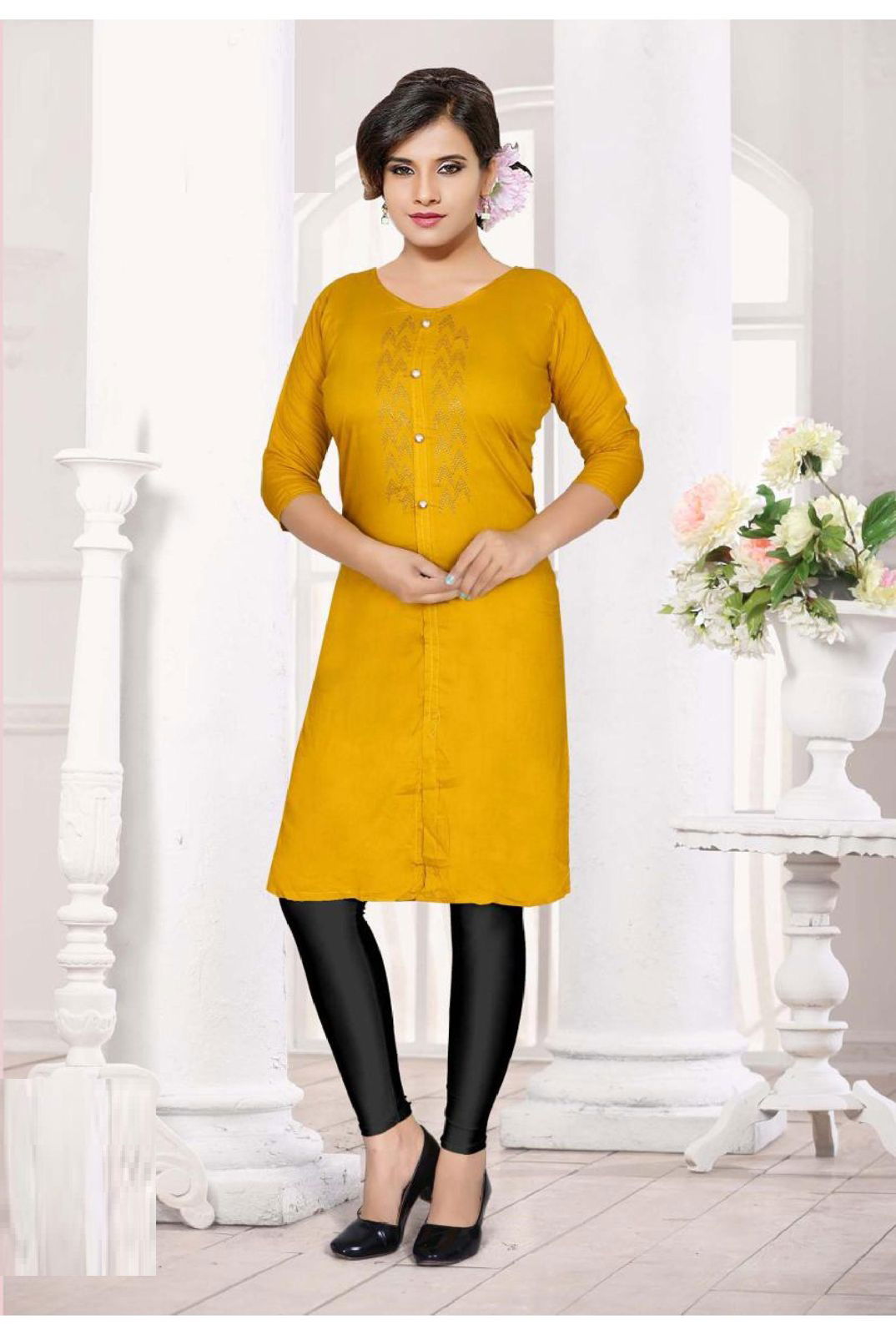 Beauty Queen Amrapali 1 Casual Daily Wear Rayon Printed Kurti Collection